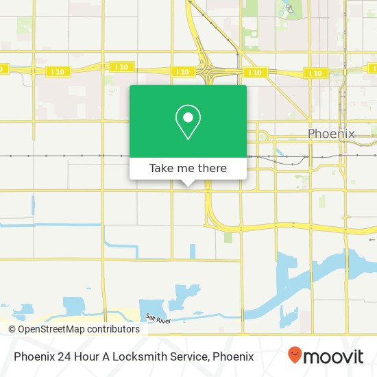 Mapa de Phoenix 24 Hour A Locksmith Service