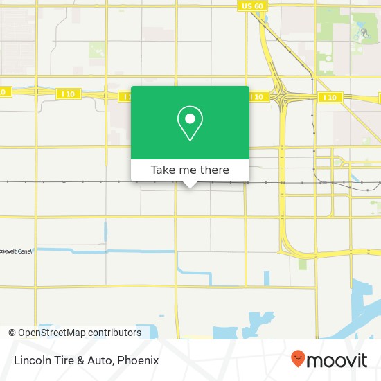 Lincoln Tire & Auto map