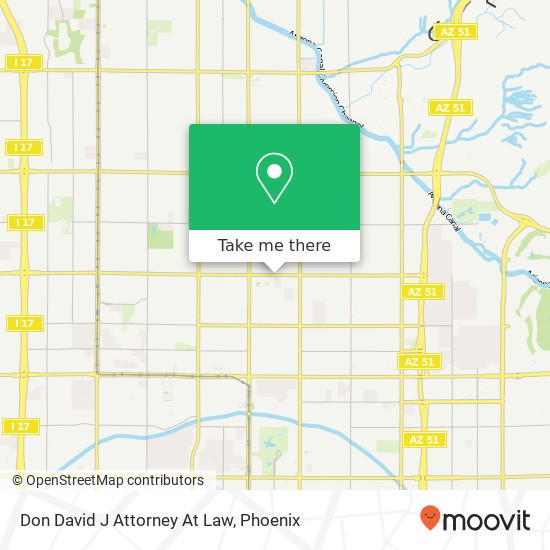 Don David J Attorney At Law map