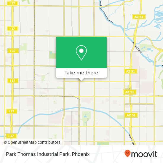 Mapa de Park Thomas Industrial Park