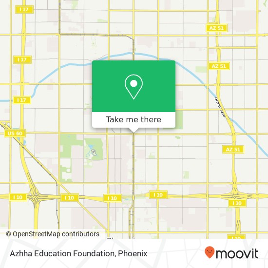 Azhha Education Foundation map
