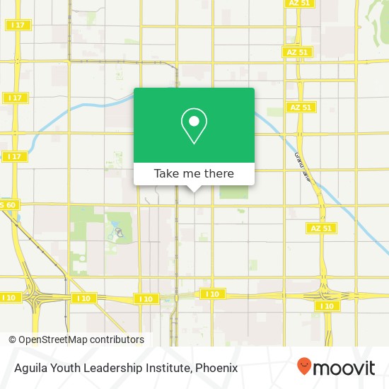 Aguila Youth Leadership Institute map