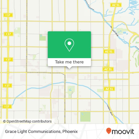 Mapa de Grace Light Communications