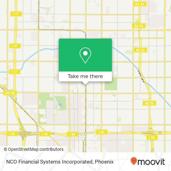 NCO Financial Systems Incorporated map