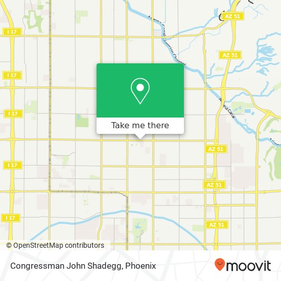 Mapa de Congressman John Shadegg
