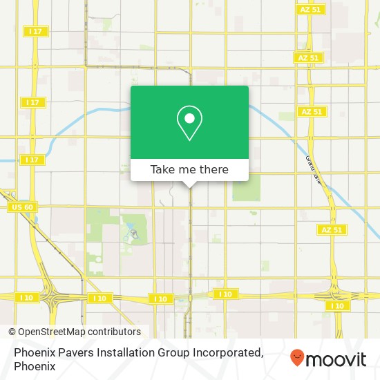 Phoenix Pavers Installation Group Incorporated map