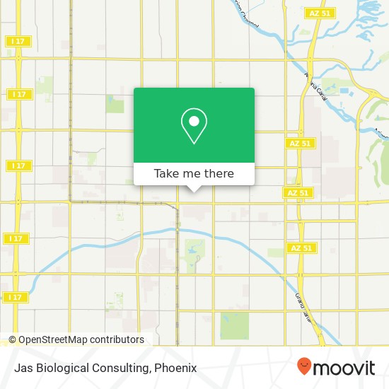 Jas Biological Consulting map
