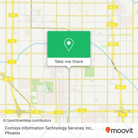 Comsys Information Technology Services, Inc. map