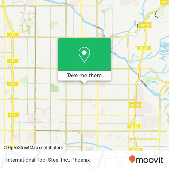 Mapa de International Tool Steel Inc.