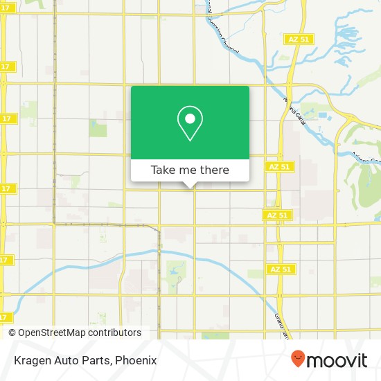 Kragen Auto Parts map