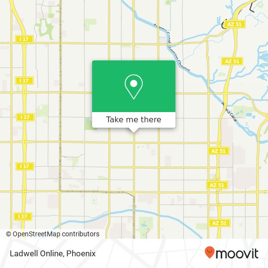 Ladwell Online map