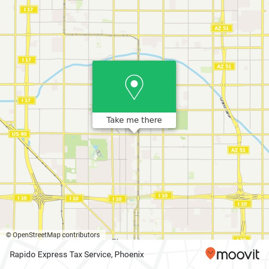 Rapido Express Tax Service map