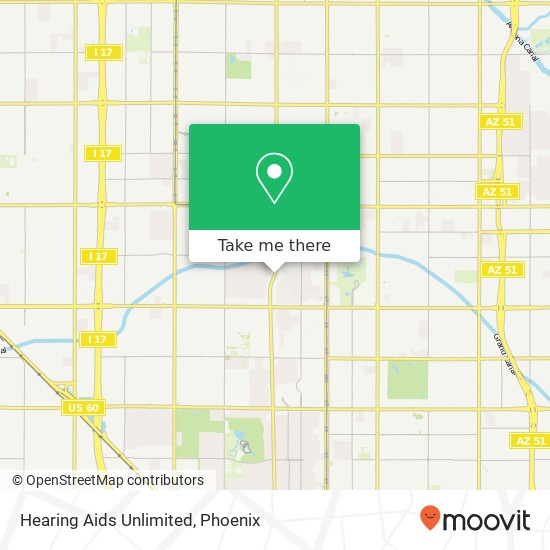 Mapa de Hearing Aids Unlimited