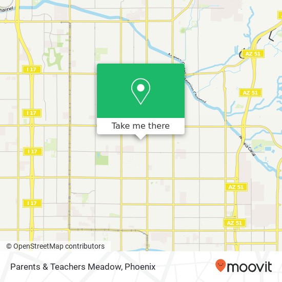 Mapa de Parents & Teachers Meadow