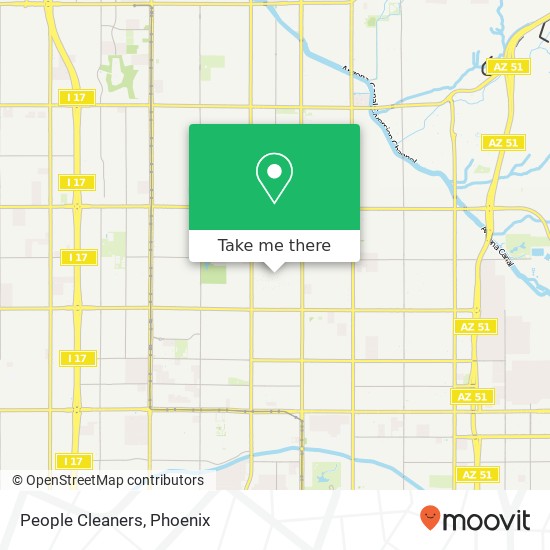People Cleaners map