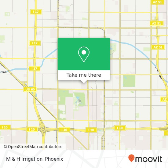 M & H Irrigation map