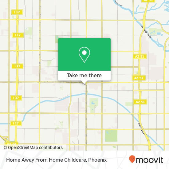 Mapa de Home Away From Home Childcare