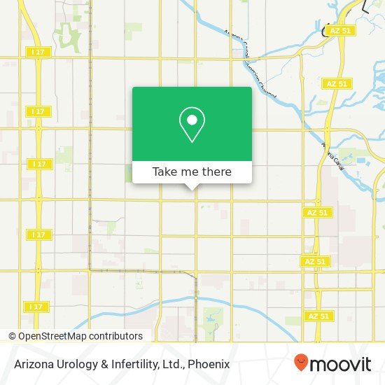 Arizona Urology & Infertility, Ltd. map