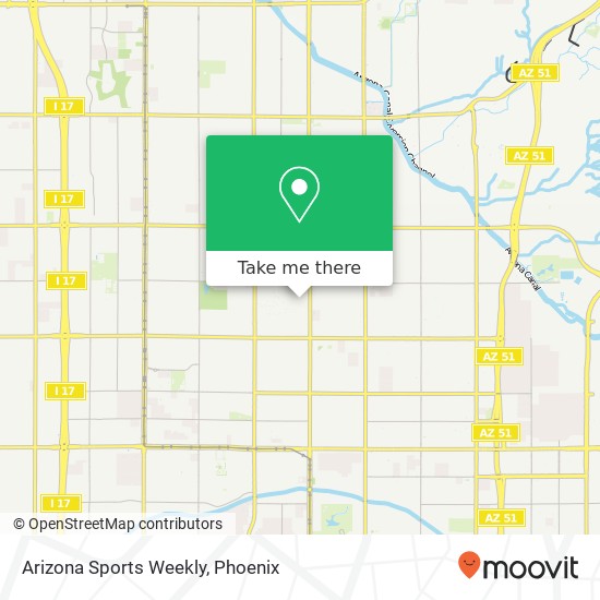 Mapa de Arizona Sports Weekly