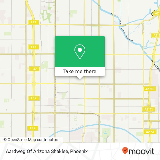 Aardweg Of Arizona Shaklee map
