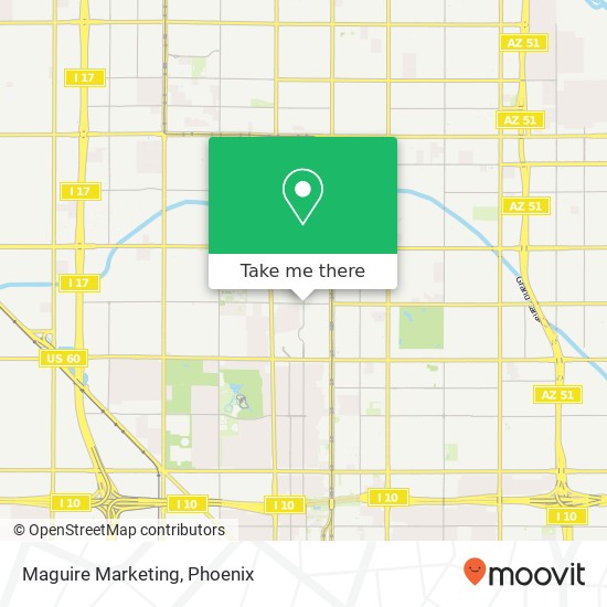 Mapa de Maguire Marketing