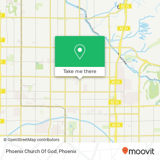 Mapa de Phoenix Church Of God