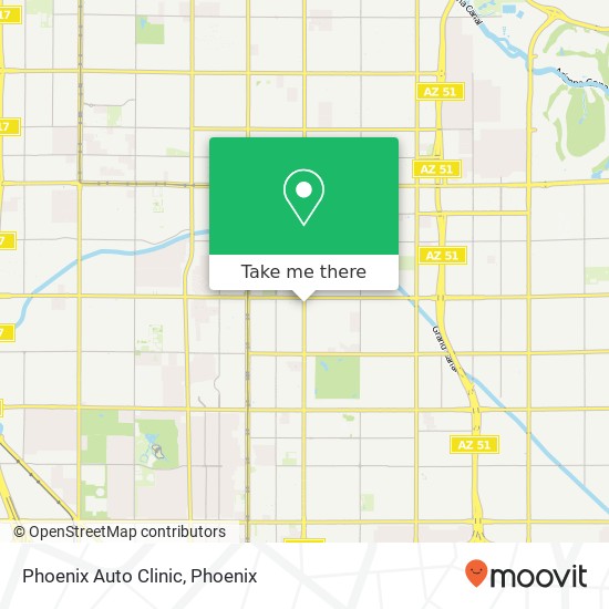 Phoenix Auto Clinic map