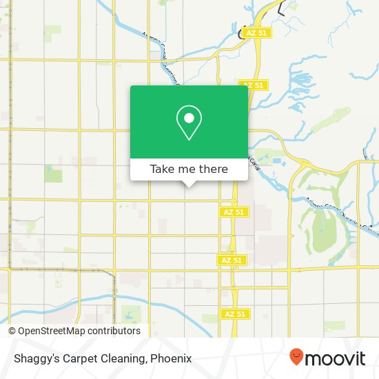 Shaggy's Carpet Cleaning map