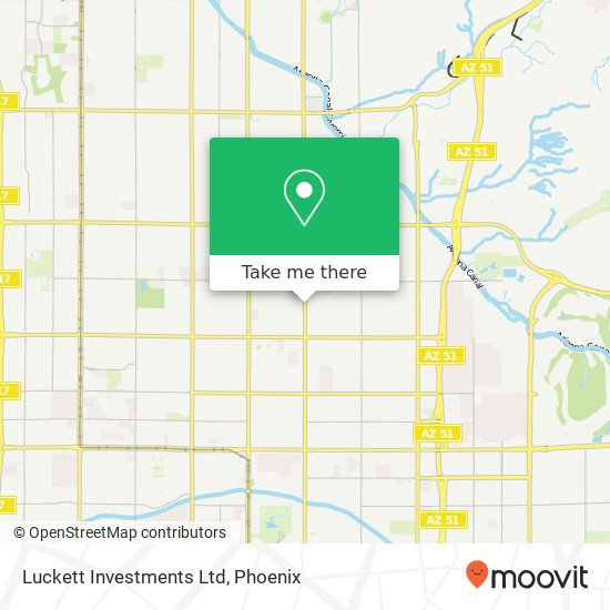 Luckett Investments Ltd map