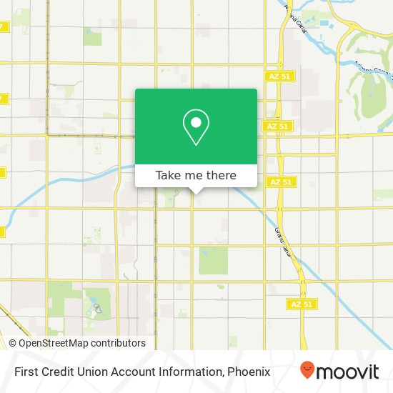 First Credit Union Account Information map