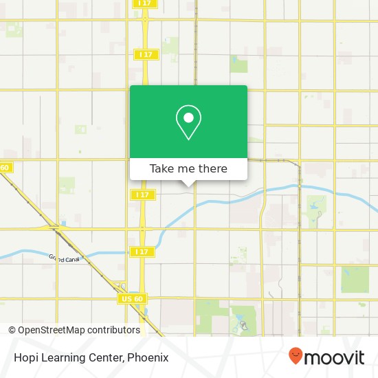 Hopi Learning Center map