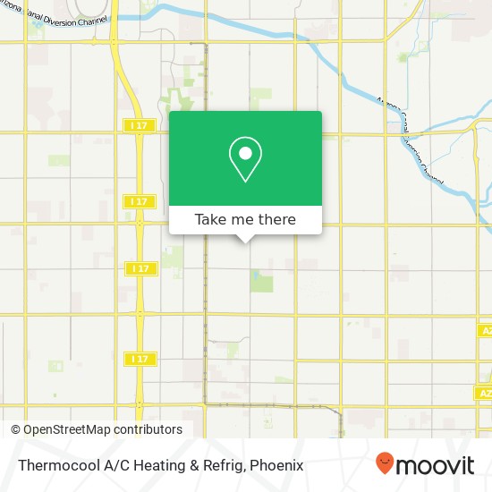 Thermocool A / C Heating & Refrig map