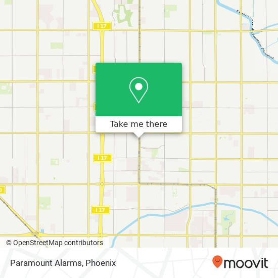 Paramount Alarms map