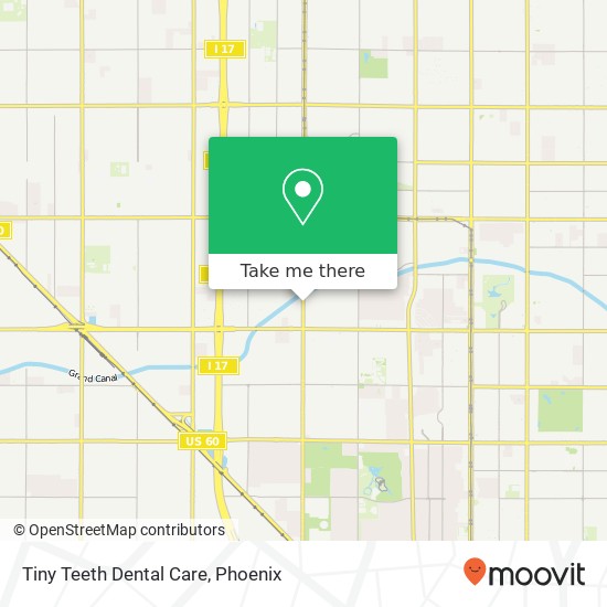 Mapa de Tiny Teeth Dental Care