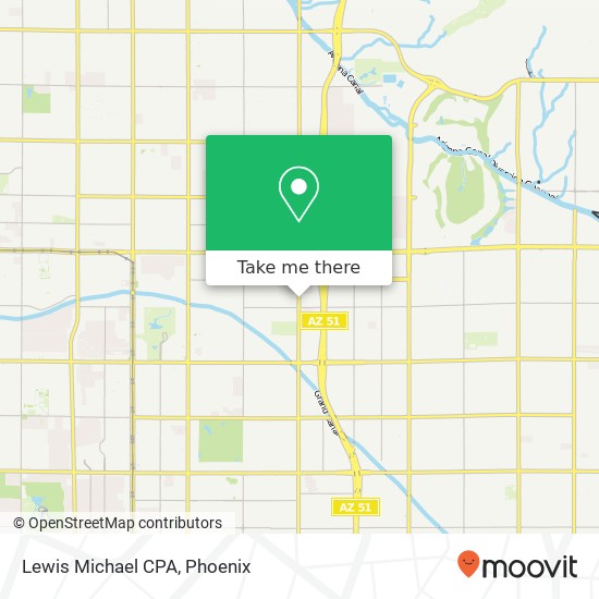 Lewis Michael CPA map