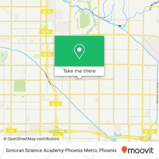 Mapa de Sonoran Science Academy-Phoenix Metro