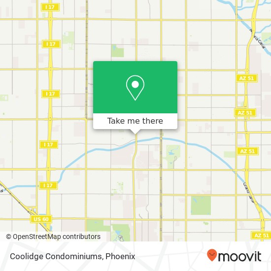 Coolidge Condominiums map