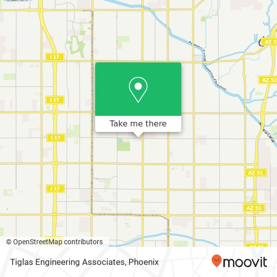 Tiglas Engineering Associates map