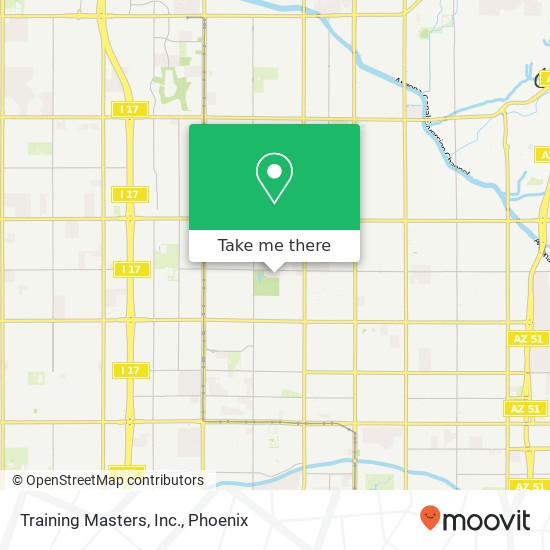 Training Masters, Inc. map