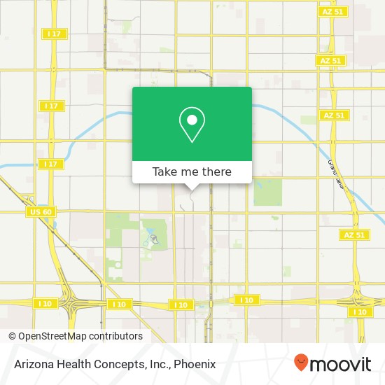 Arizona Health Concepts, Inc. map