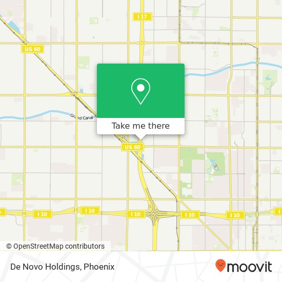 De Novo Holdings map