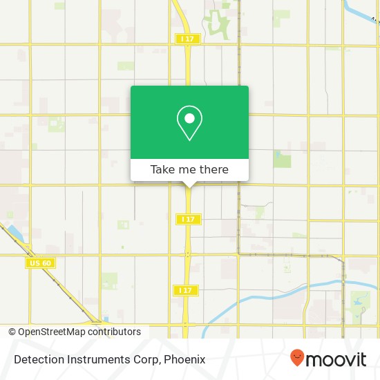 Detection Instruments Corp map