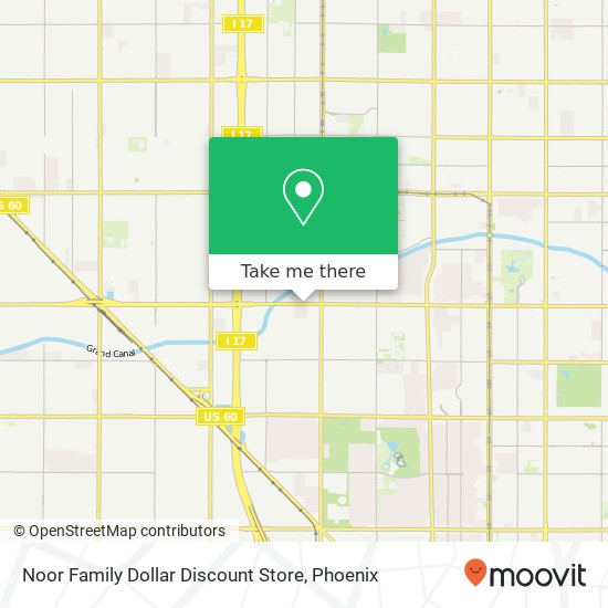 Mapa de Noor Family Dollar Discount Store