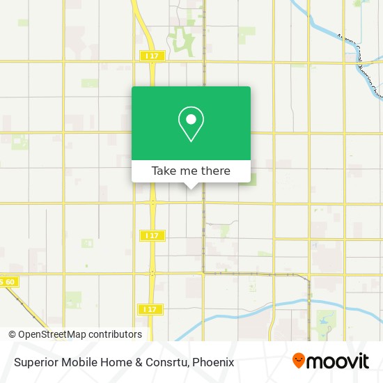 Superior Mobile Home & Consrtu map