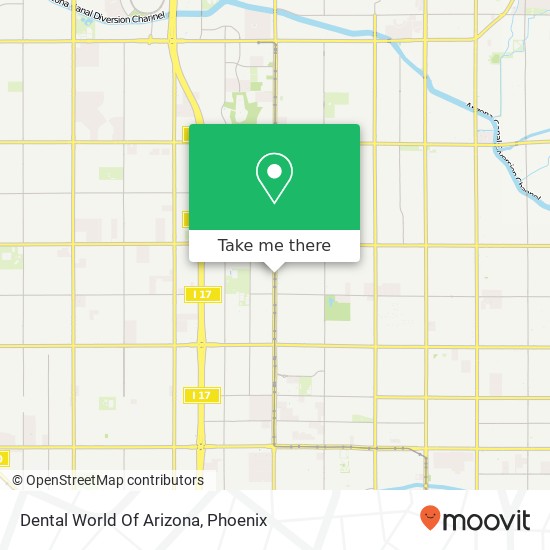Dental World Of Arizona map