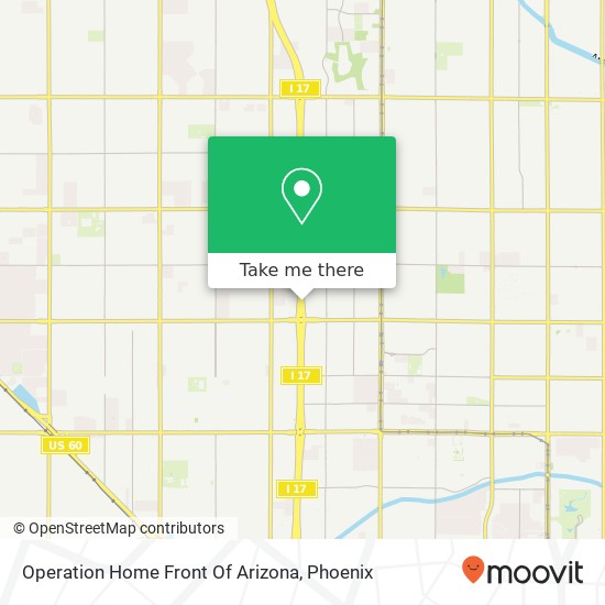 Mapa de Operation Home Front Of Arizona