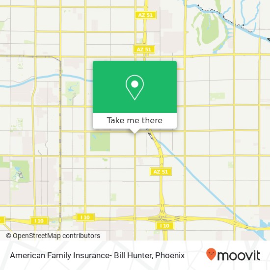 American Family Insurance- Bill Hunter map