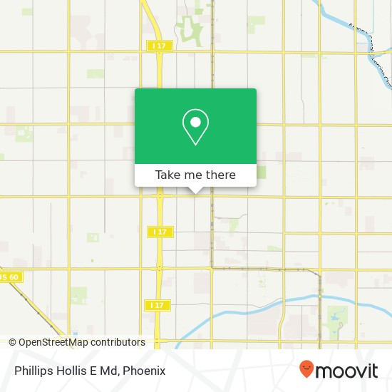Phillips Hollis E Md map