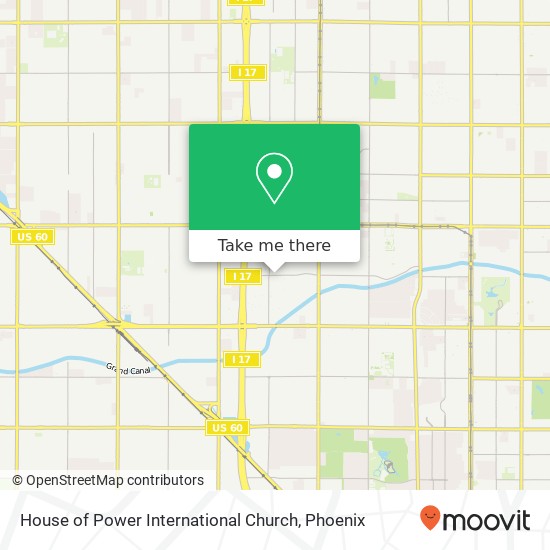 Mapa de House of Power International Church