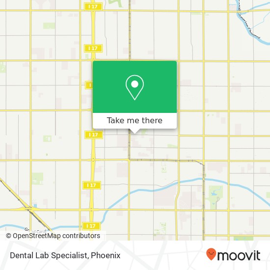 Mapa de Dental Lab Specialist